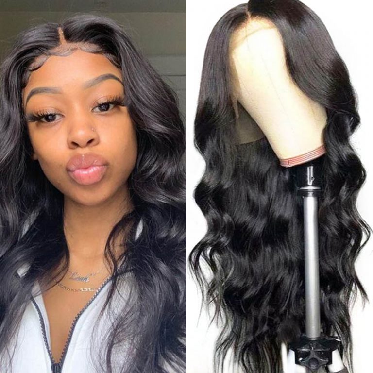 Body Wave Wig 13x6 Lace Frontal Wig 180% Density Human Hair